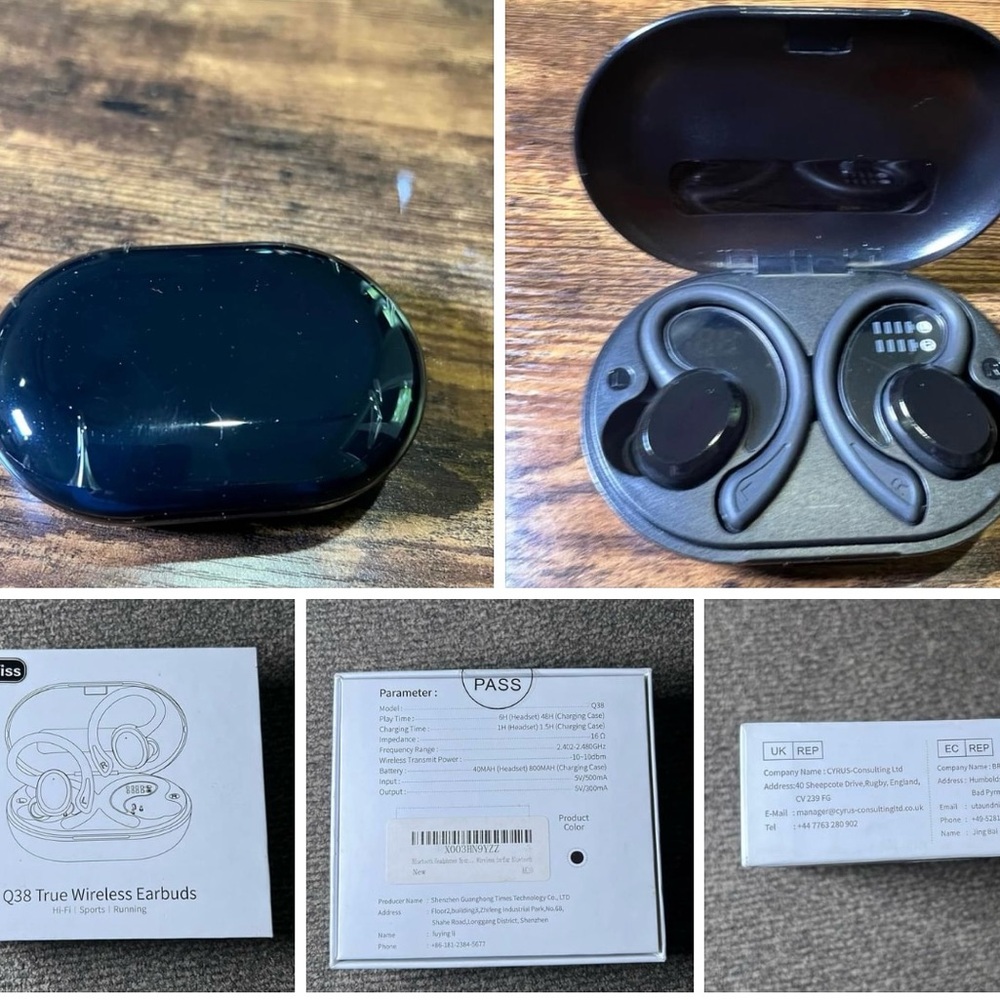 Rulesfiss Q38 Wireless Earbuds